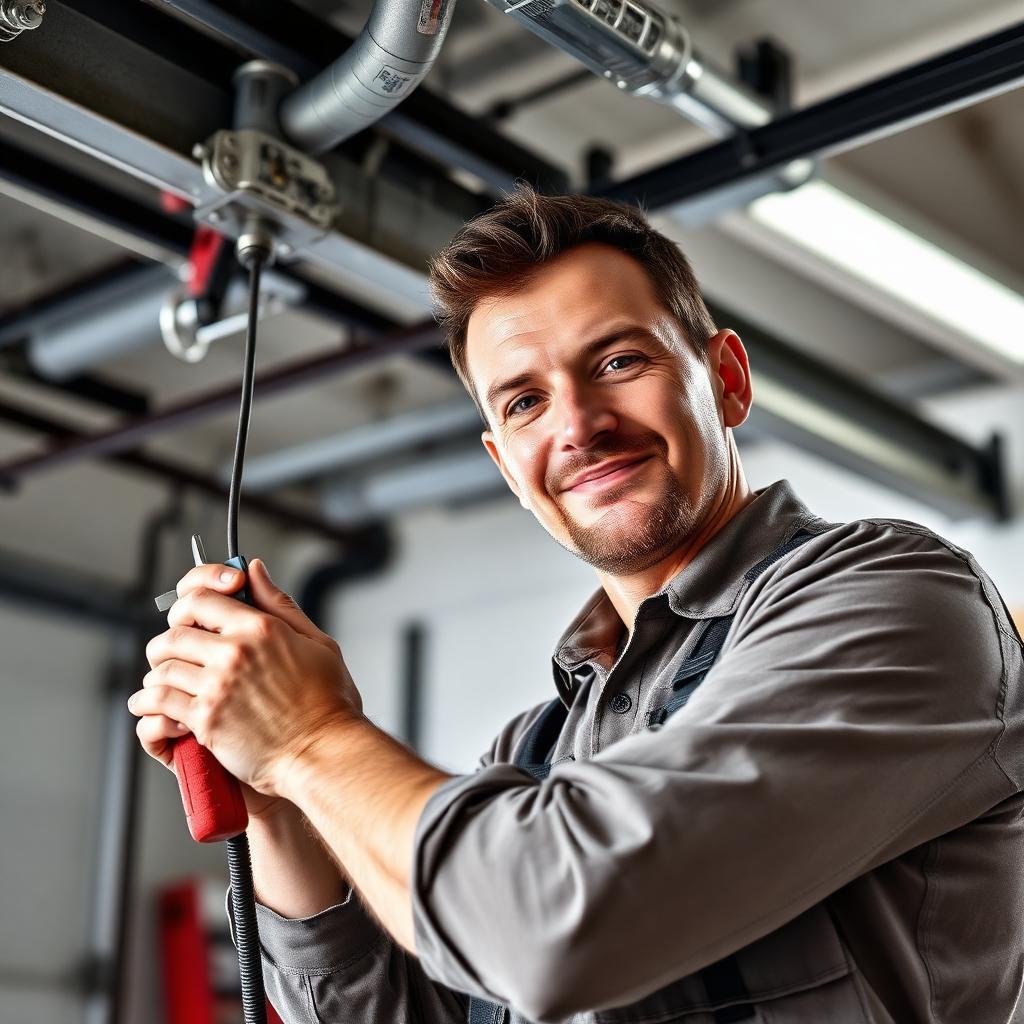 Professional garage door technician from Garage Door Mansfield